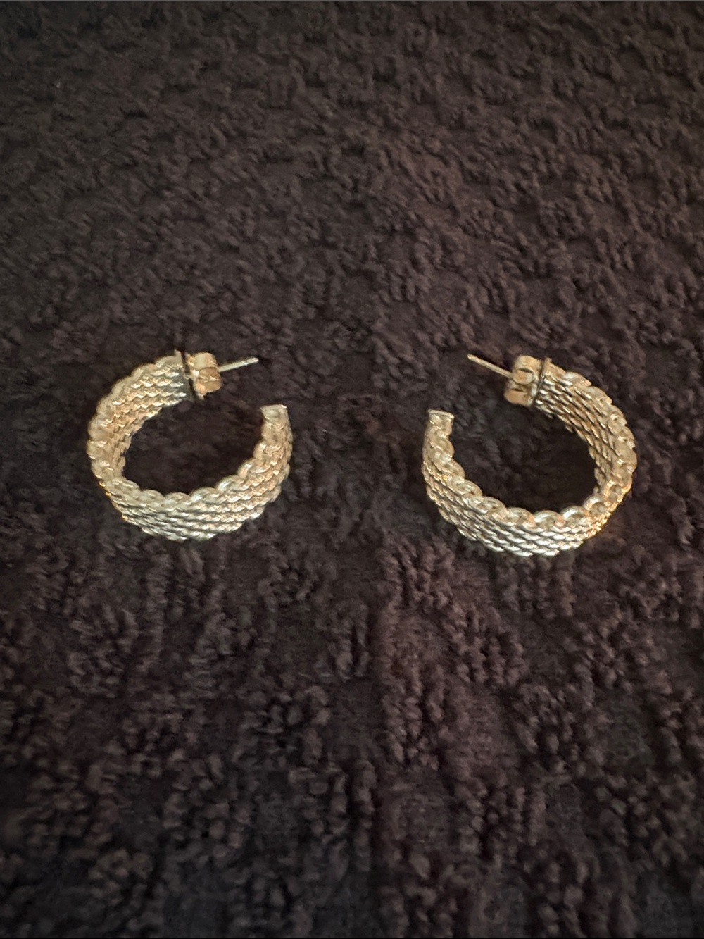 Tiffany & Co. Braided Hoop Earrings in Gold